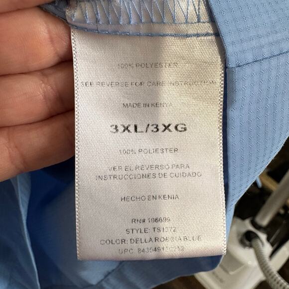 Habit Mens Shirt 3XL 40+ Solar Factor Fishing Camping Outdoors Vented Mesh - Picture 6 of 11